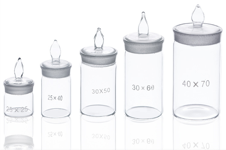 Glass weighing bottle Volumetric flask