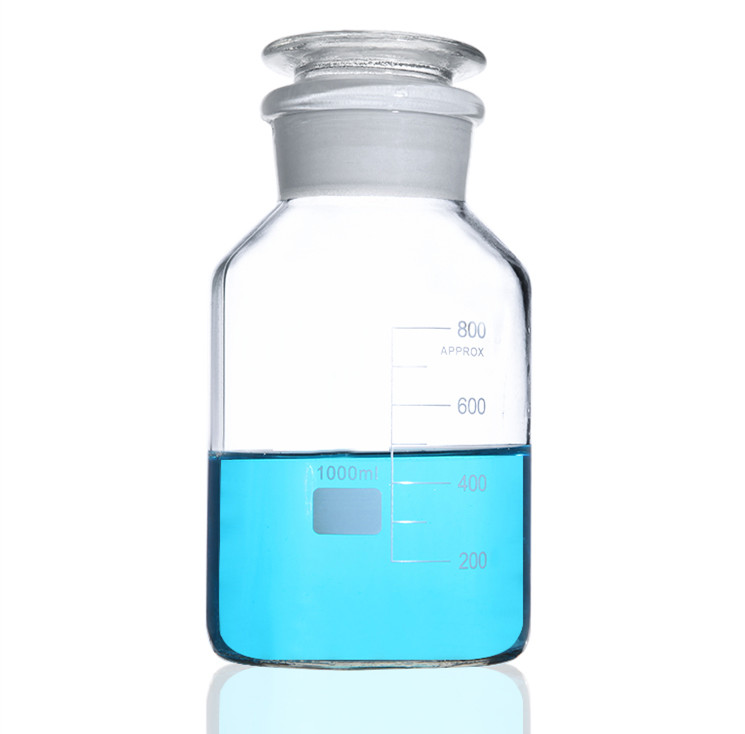  big mouth transparent reagent bottle