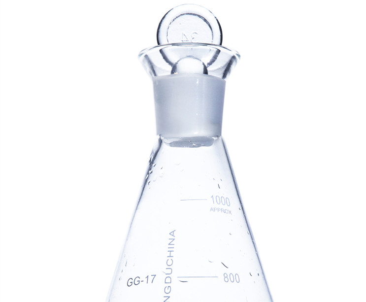  IODINE FLASK with ground-in glass siopper